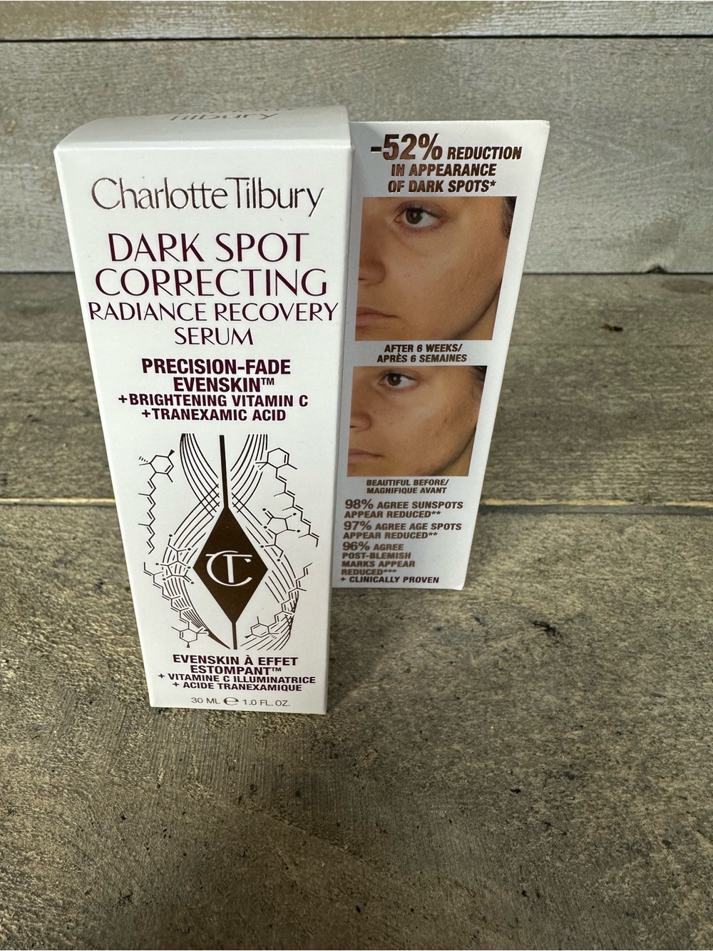 Charlotte Tilbury Dark Spot Correcting Radiance Recovery Serum NIB 1 oz / 30 ml